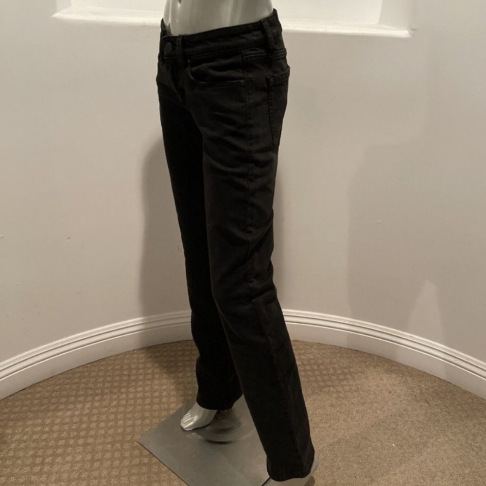 BCBGMAXAZRIA Agnes Low Rise Bootcut Jeans Black Size 27 - Picture 3 of 12